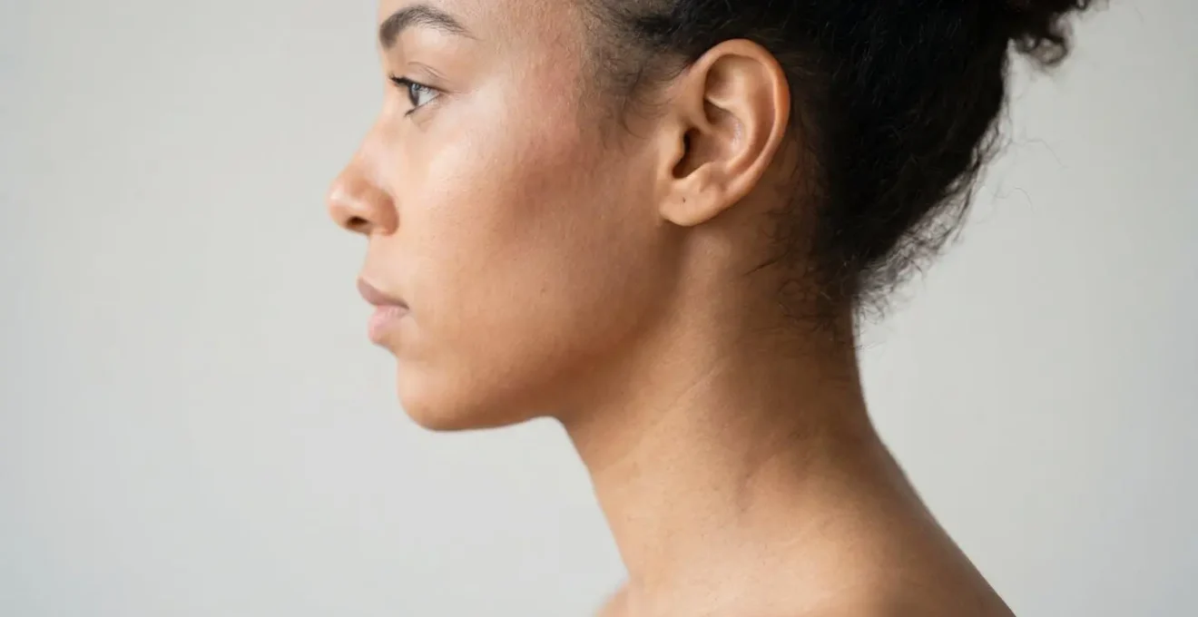 Profil d'une personne mettant en évidence les zones crâniennes et cervicales où la circulation sanguine est la plus active