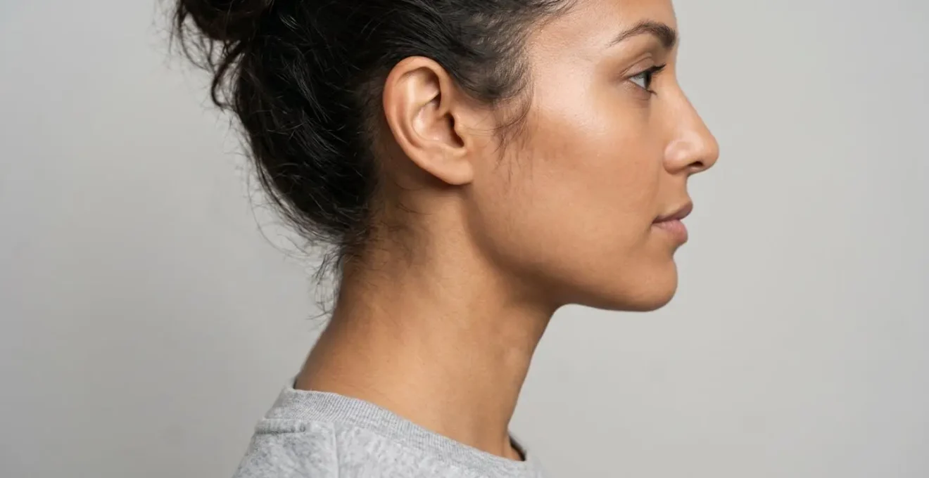 Profil d'une personne mettant en évidence les zones crâniennes et cervicales où la circulation sanguine est la plus active